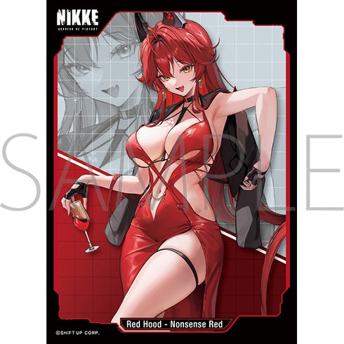 『勝利の女神:NIKKE』きゃらスリーブコレクション マットシリーズ「レッドフード - ナンセンスレッド」(No.MT2186)
